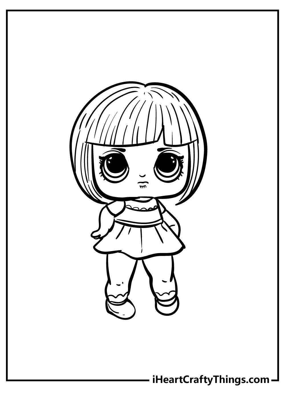 Lol doll coloring pages free printables