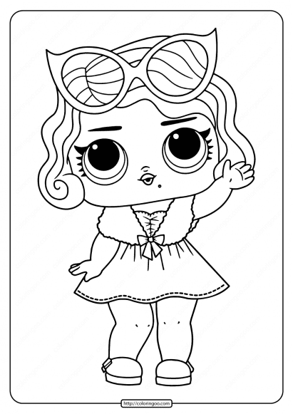 Lol surprise coloring pages free pdf printables