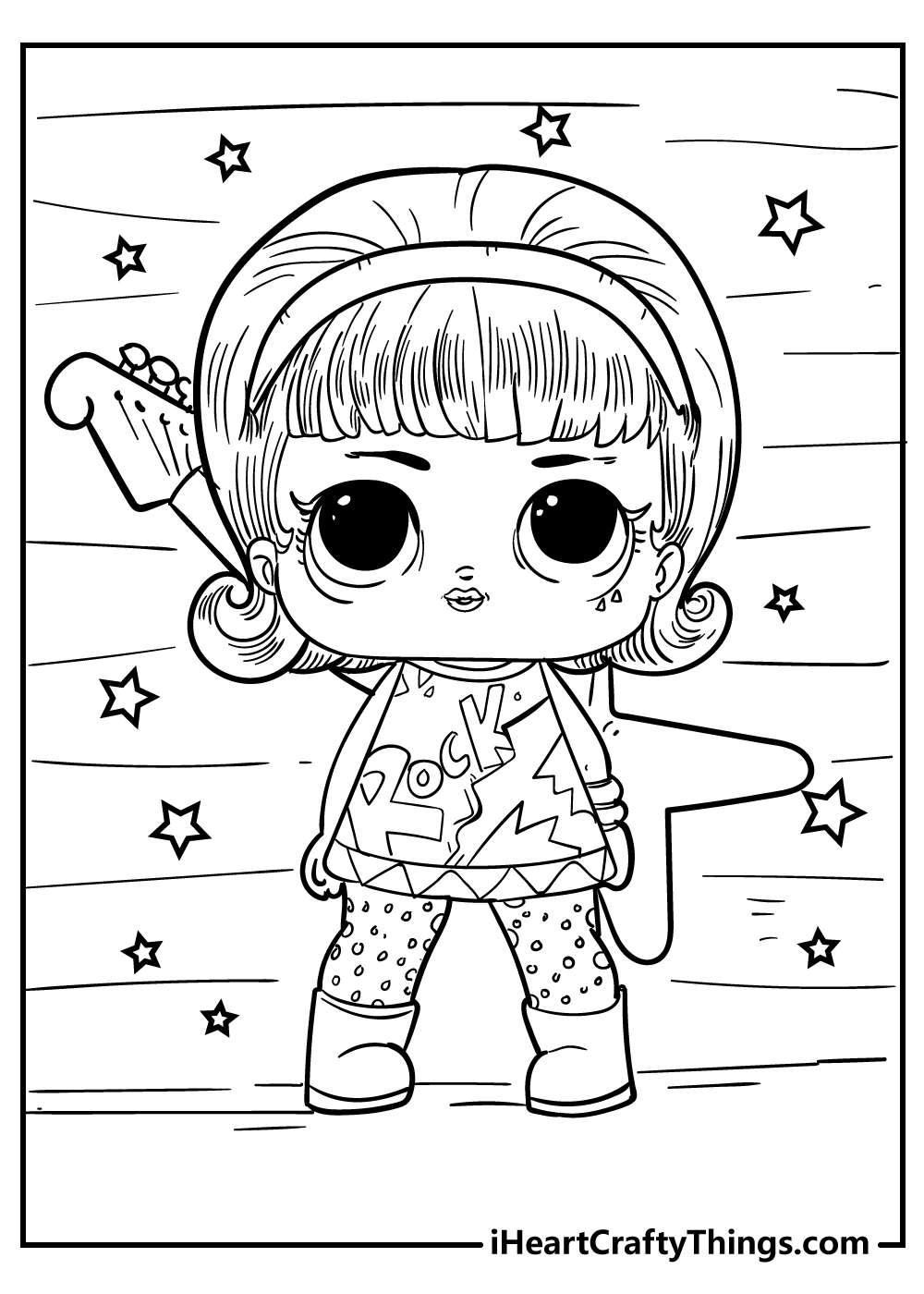 Lol doll coloring pages free printables