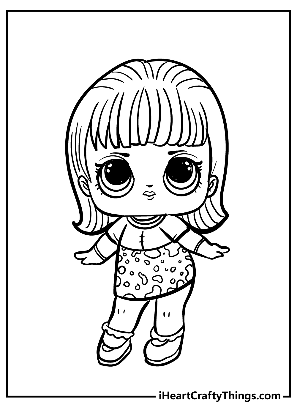 Lol doll coloring pages free printables