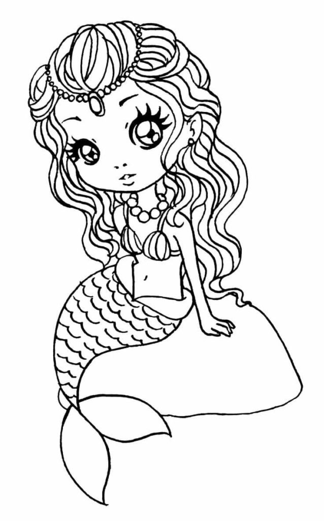 Mermaid coloring pages images to print wonder day â coloring pages for children and adults