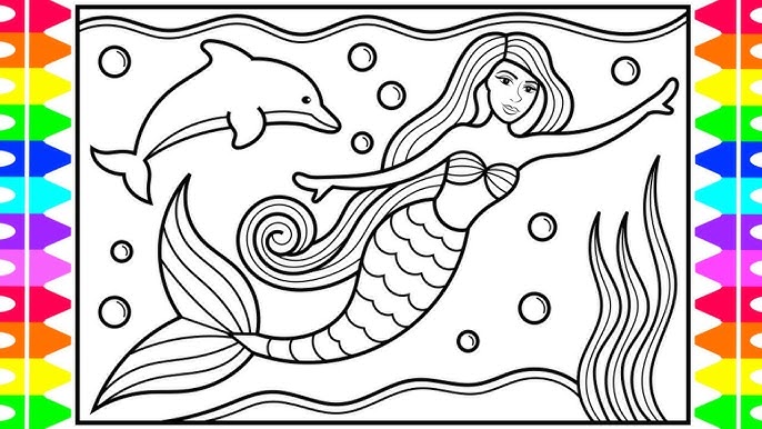 The little mermaid coloring pages ð ariel and prince eric