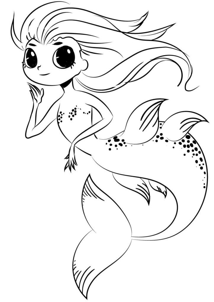 Mermaid coloring pages images to print wonder day â coloring pages for children and adults