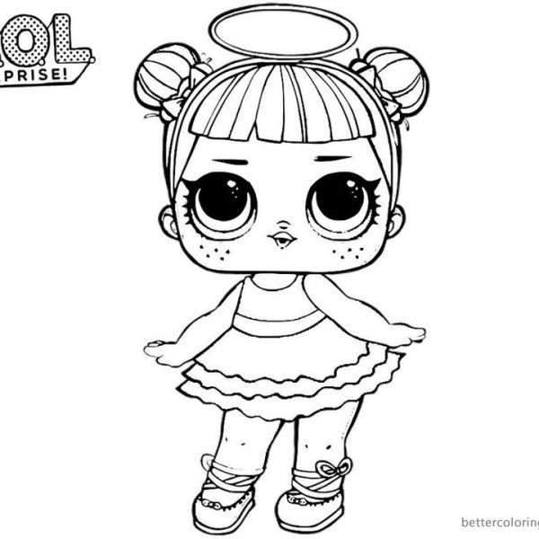 Mermaid lol surprise doll coloring pages merbaby