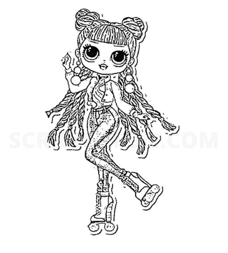Free lol surprise omg coloring pages printable