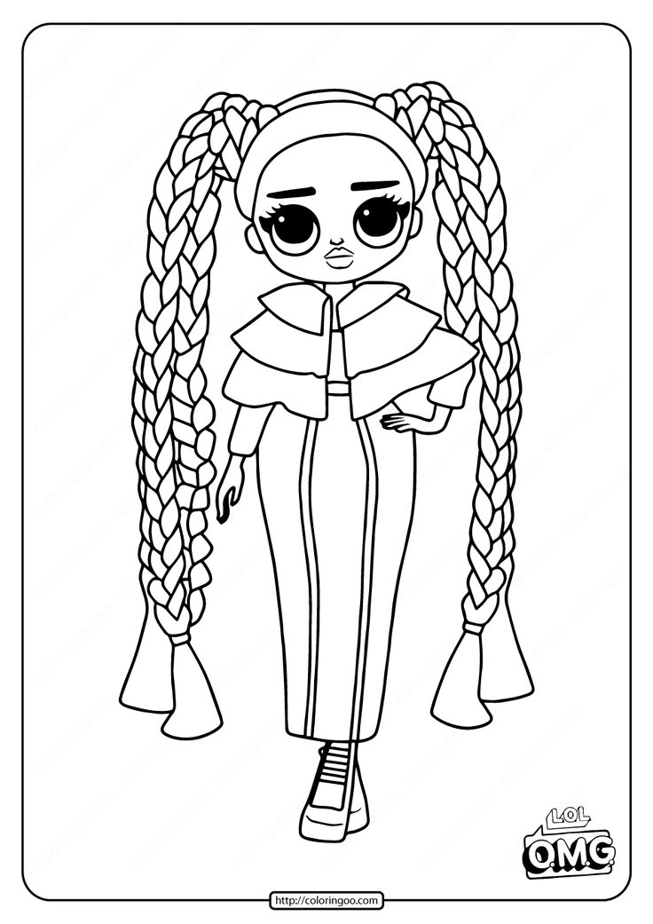 Printable omg fashion doll dazzle coloring page coloring pages doll drawing barbie coloring pages