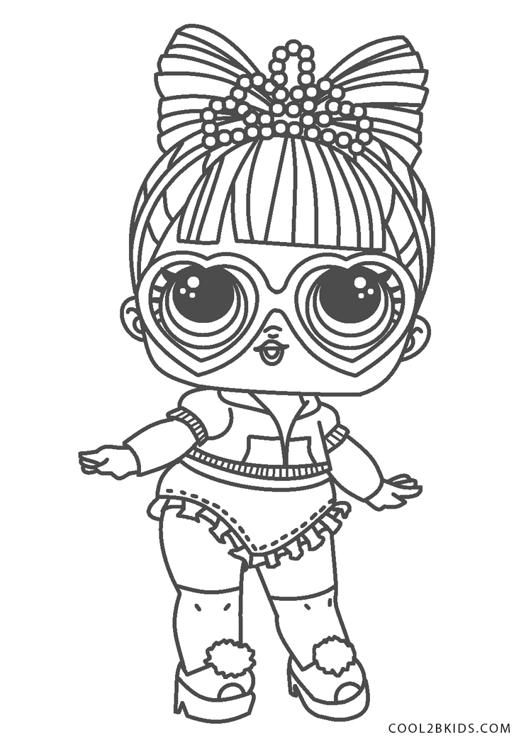 Free printable lol coloring pages for kids