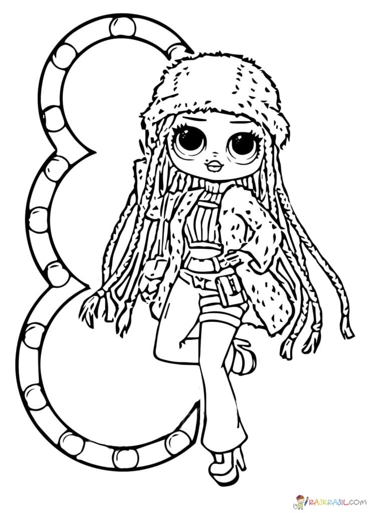 Lol omg coloring pages free printable new popular dolls