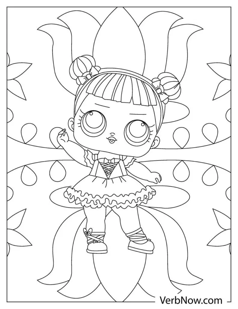 Free omg doll coloring pages for download printable pdf