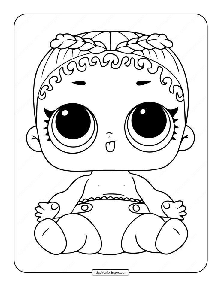 Lol surprise omg swag fashion doll coloring page baby coloring pages coloring pages free coloring pages