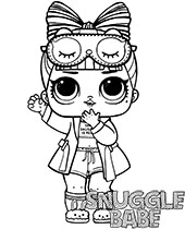 Lol surprise doll coloring page mc swag