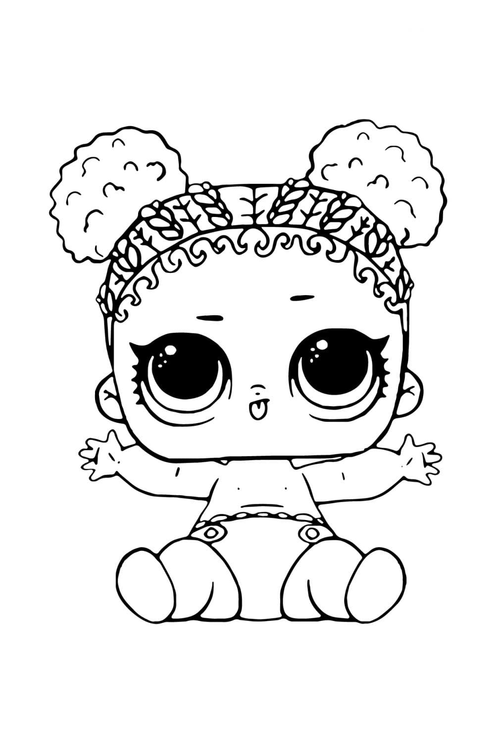 Lol baby coloring pages