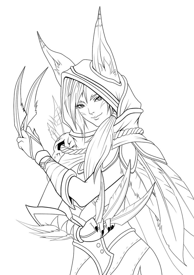 League of legends coloring pages