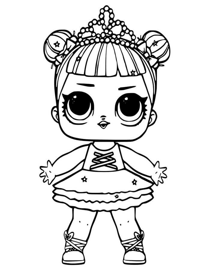 Printable lol doll coloring pages pdf