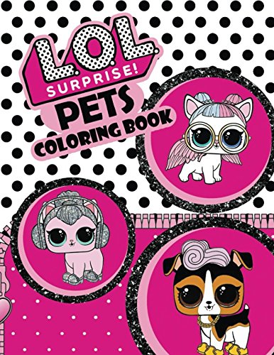 Buy lol surprise pets coloring book jumbo coloring pages that are perfect for beginners for girls boys and anyone who loves lol surprise pets online at u