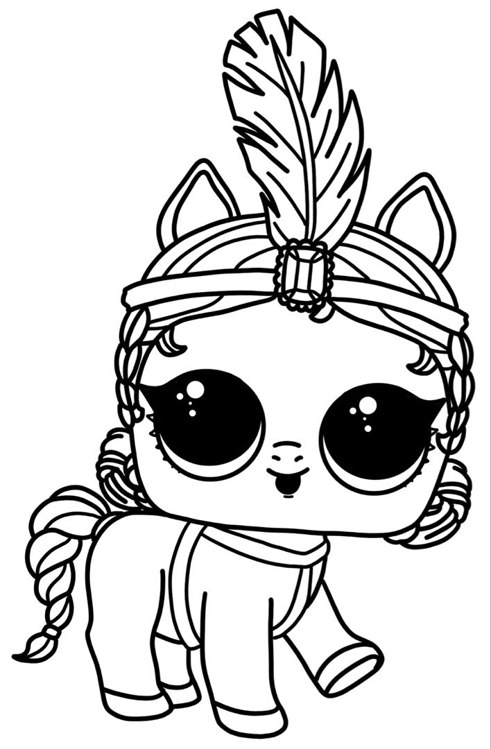 Adorable lol surprise pets coloring pages