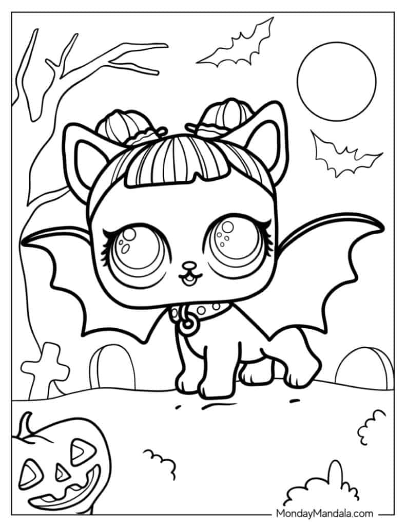 Lol surprise coloring pages free pdf printables