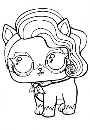 Free printable lol pets coloring pages for adults and kids