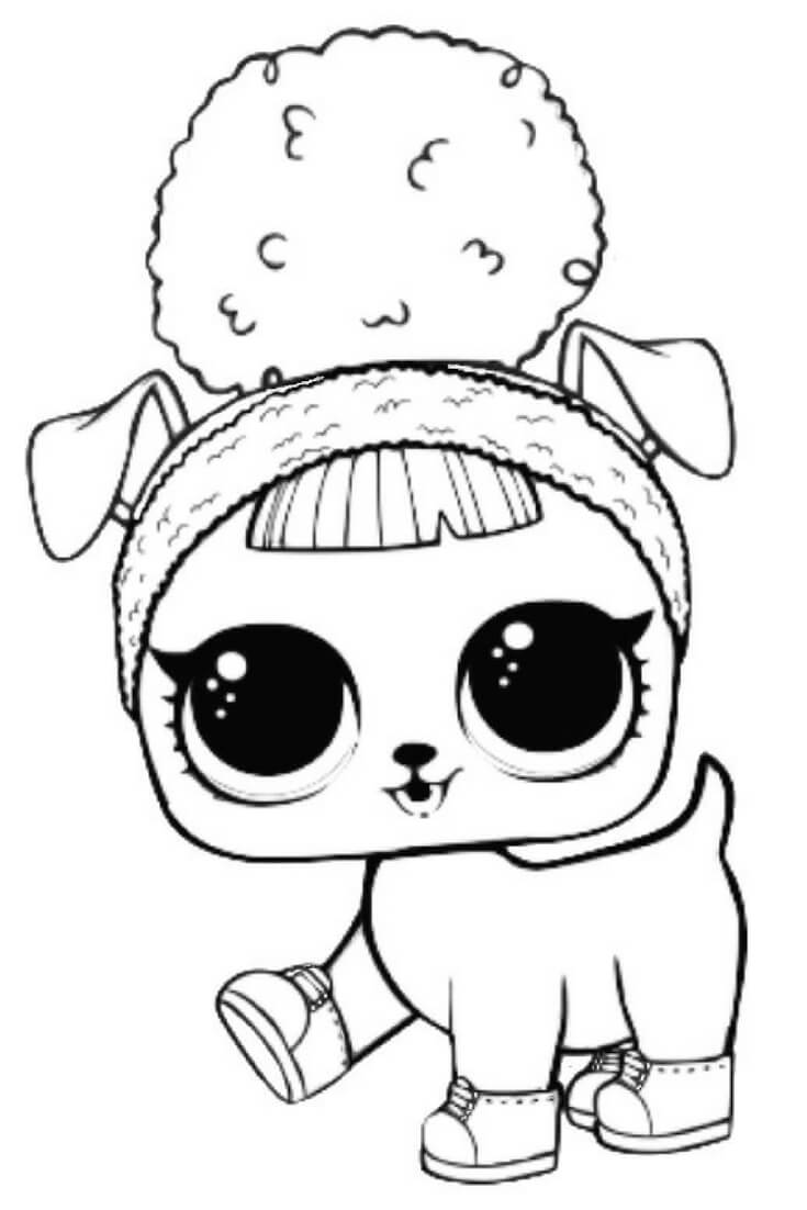 Free printable lol surprise pets coloring pages