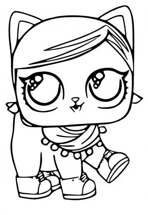 Free printable lol pets coloring pages sheets and pictures for adults and kids girls and boys