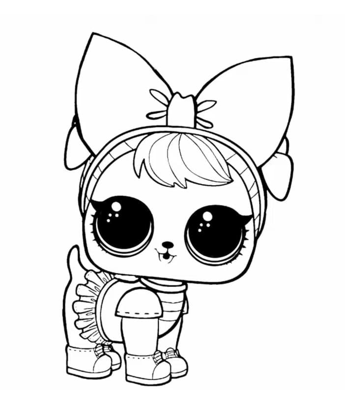 Dawn pooch lol surprise pets coloring page