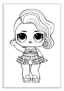 Unlock creative fun with printable lol surprise dolls coloring pages for kids