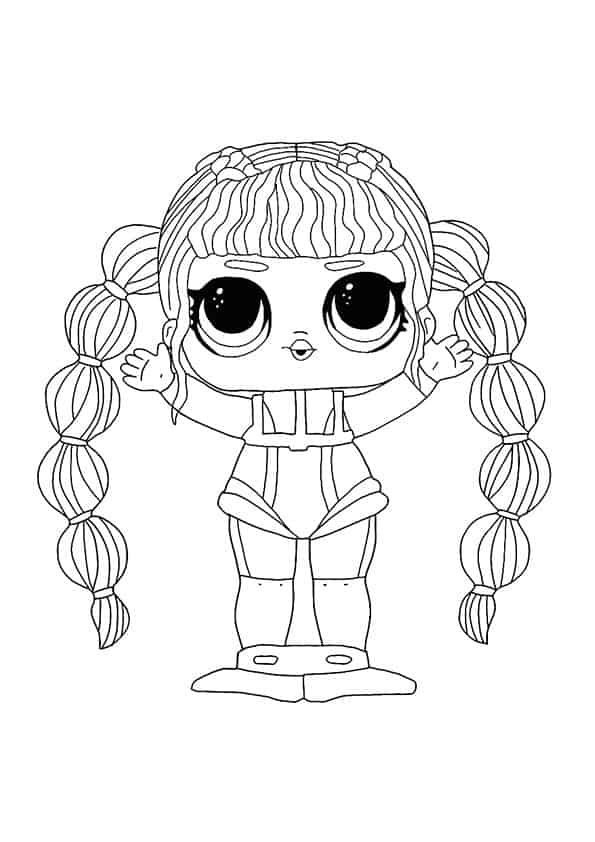 Lol surprise doll coloring pages