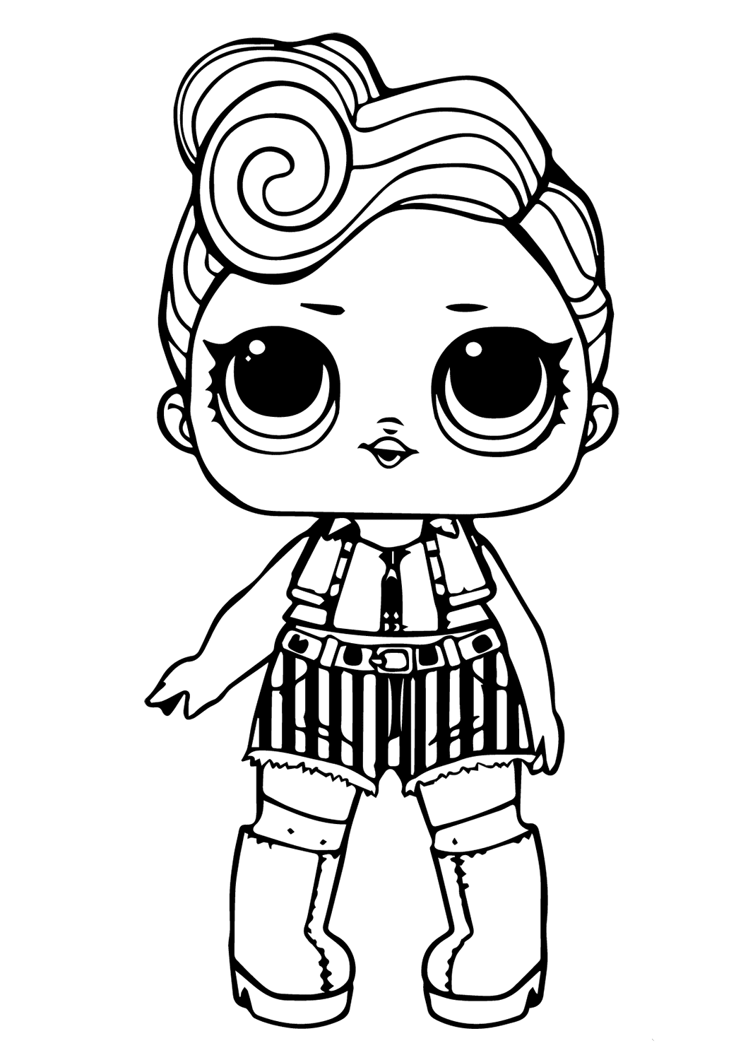 Free printable lol surprise dolls coloring pages