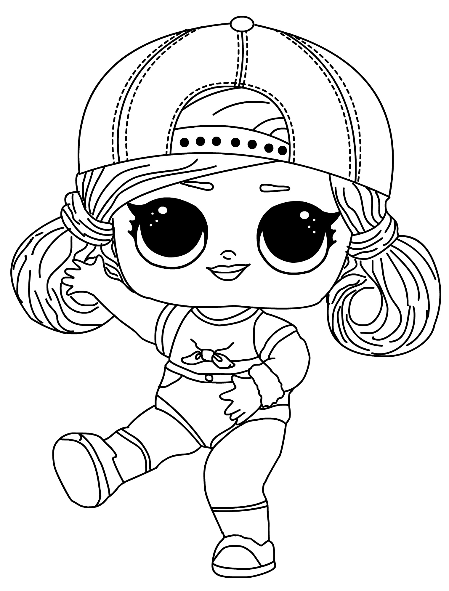 Lol coloring cute printable surprise dolls print color craft