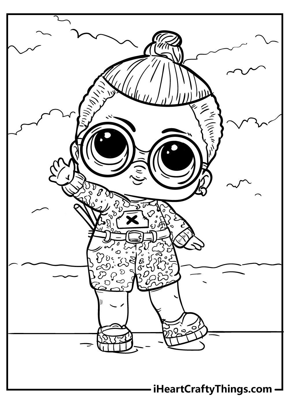 Lol doll coloring pages free printables