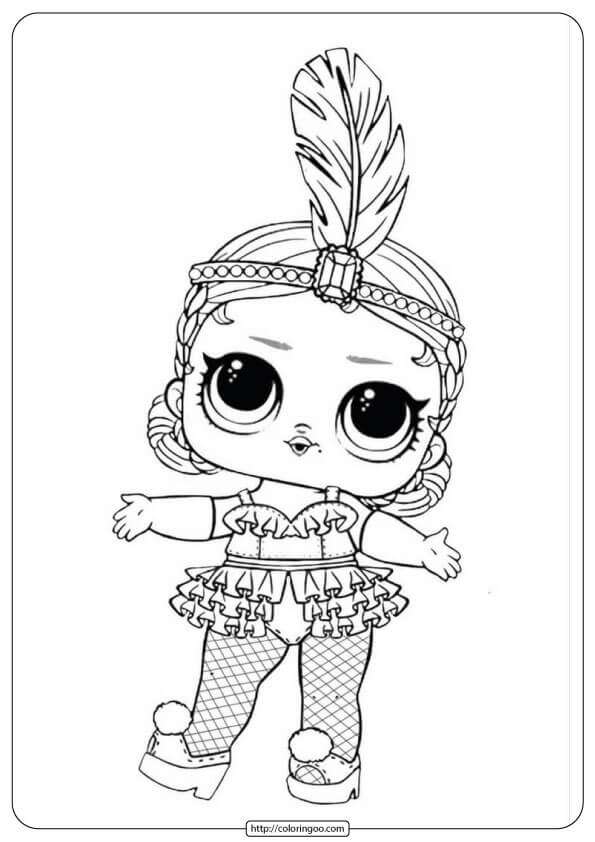 Free lol surprise doll coloring pages