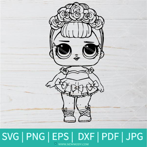 Lol surprise dolls outline svg bundle