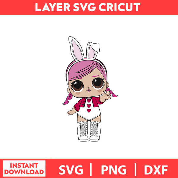 Lol surprise doll of the lol svg png dxf digital file