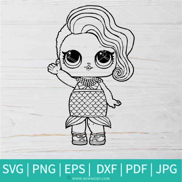 Lol surprise dolls outline svg bundle