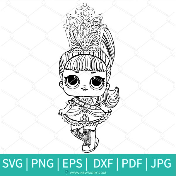 Lol surprise dolls outline svg bundle