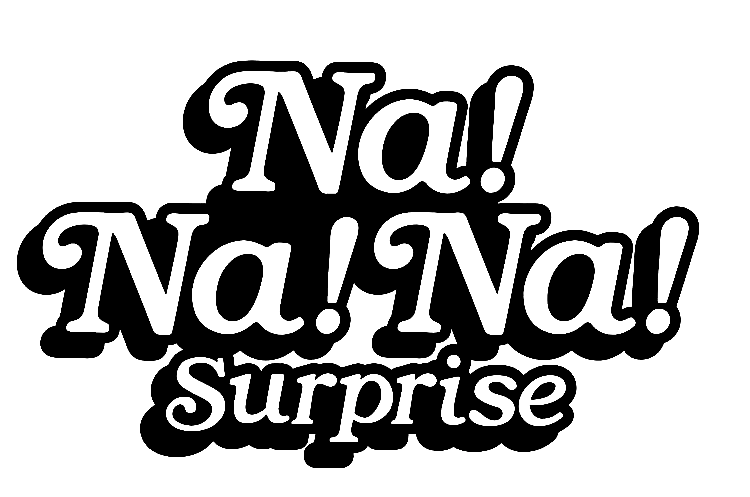 Na na na surprise logo coloring page