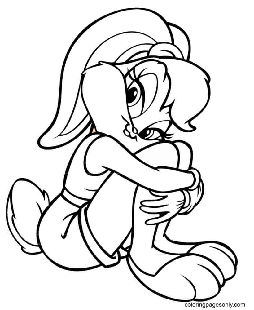 Lola bunny coloring pages printable for free download