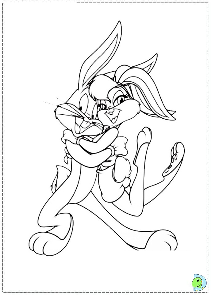 Lola bunny coloring pages