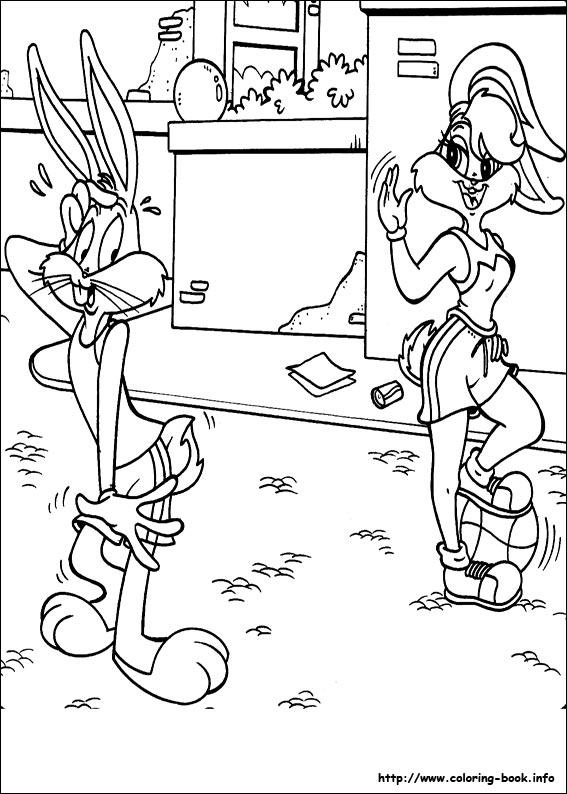 Bugs bunny coloring picture