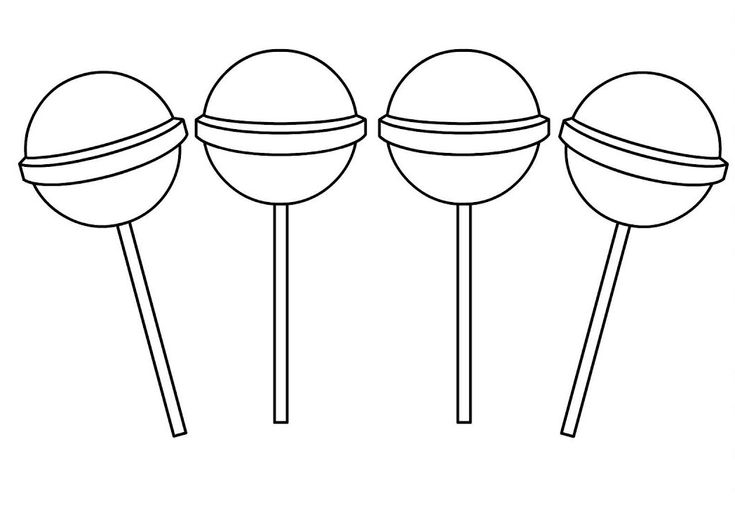 Lollipop coloring pages