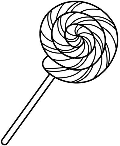 Lollipop coloring page free printable coloring pages