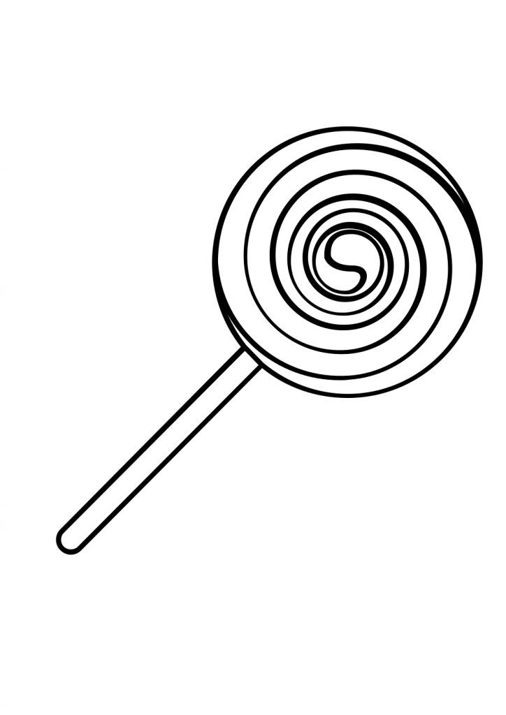 Lollipop coloring pages