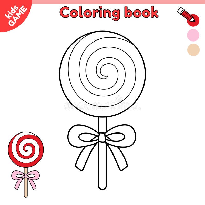 Coloring book lollipop stock illustrations â coloring book lollipop stock illustrations vectors clipart