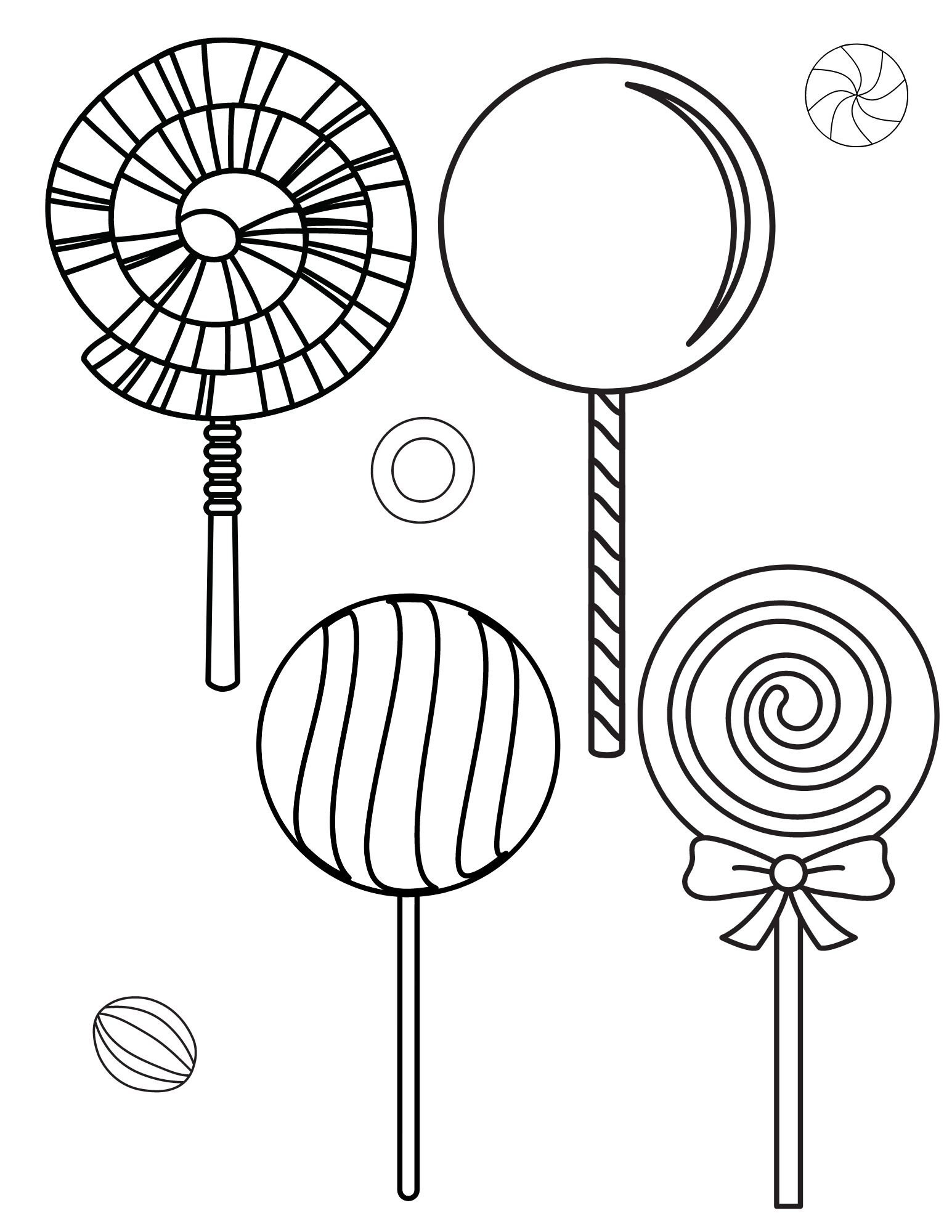 Candy coloring pages printable candy coloring sheets lollipops coloring candy coloring book candy pdf candy activity pages