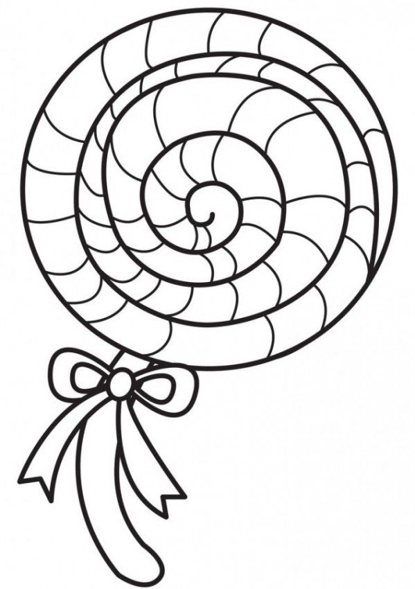 Lollipop coloring pages