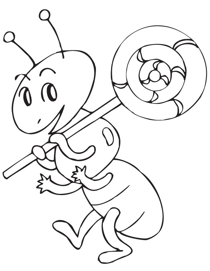 Lollipop coloring pages