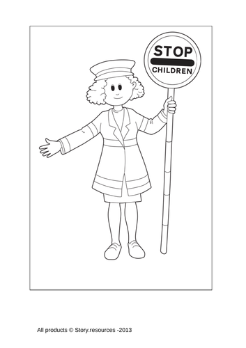 The lollipop lady or man people who help us teaching resources