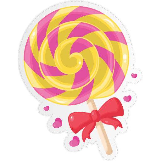 Lollipop stickers