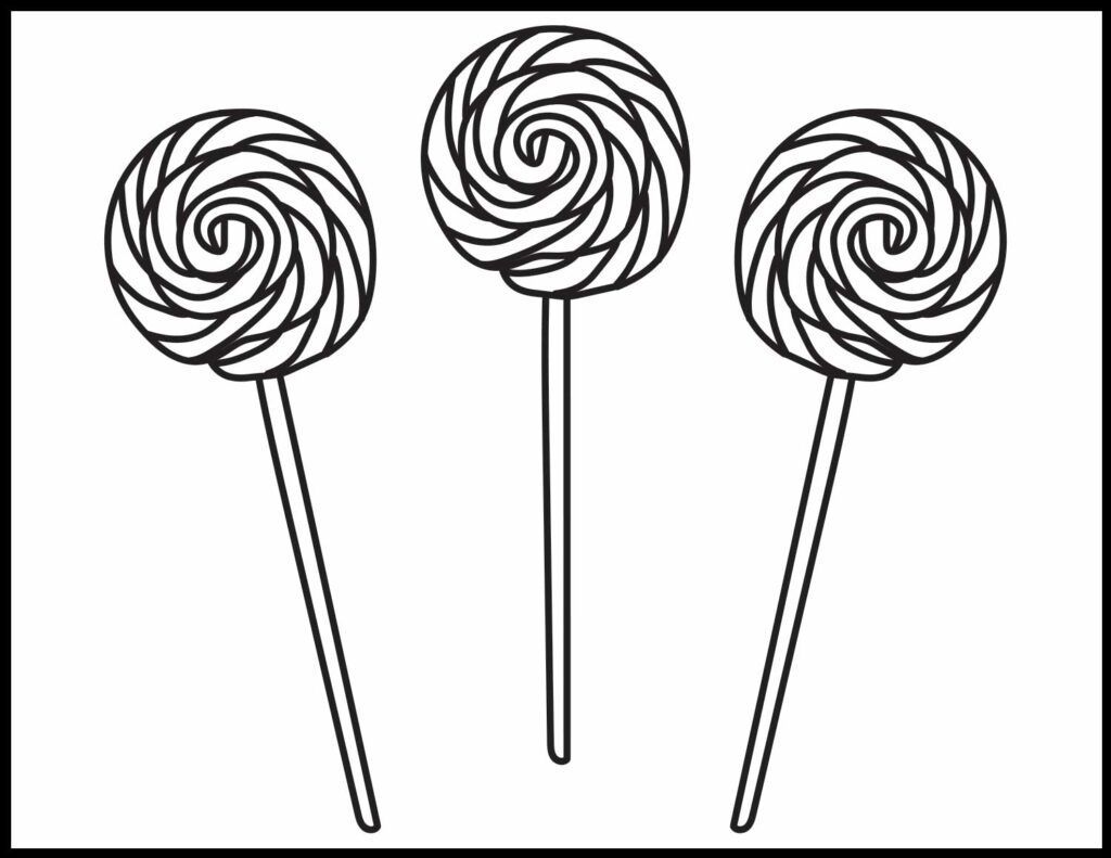 Lollipop coloring pages roaring spork