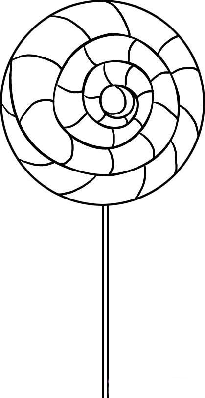 Lollipop coloring pages